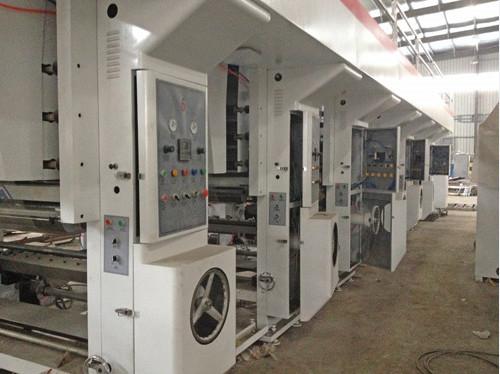 Quality RotoGravure Printing Machine With Servo Motor Controlled Automatic Tension Control System PLC Program Touch Screen for sale