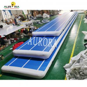 China Yoga Inflatable Air Track 20cm Thickness Gymnastics Air Track Mat on sale