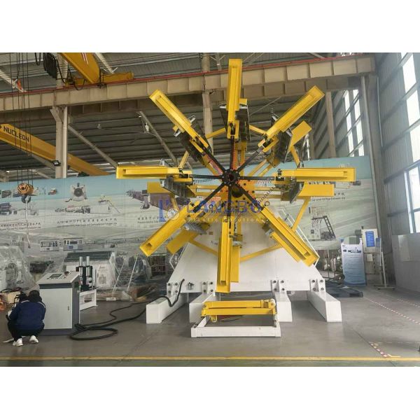 Customer Demand Voltage Plastic Winding Machine PE Pipe Coil Machine Double Disk Winder HDPE Pipe Automatic Coiler