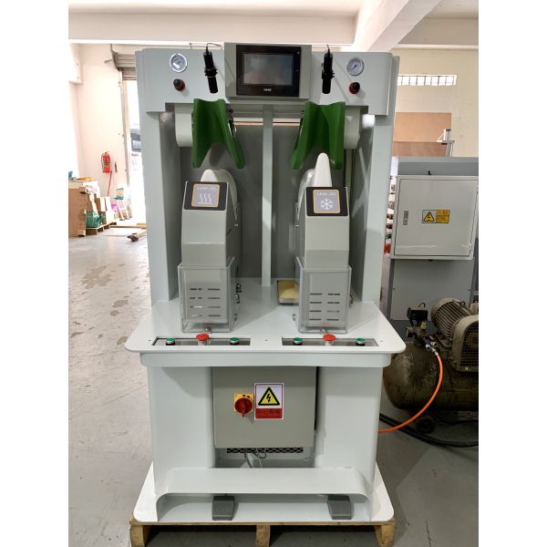 Newly Developed Perfectly Shaped Warped and Ironed Steam Heating Vamp/Uppers/Riding Boots Shaping Machine 970*890*1750mm