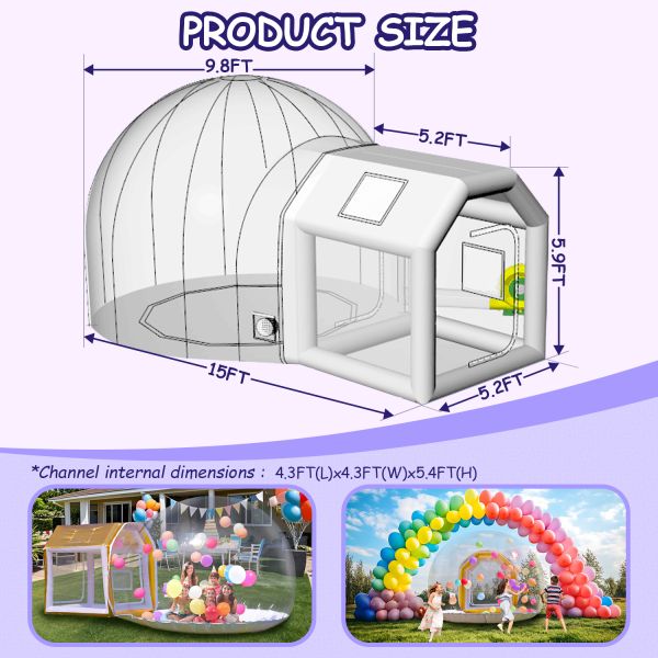 Unique Bubble House Inflatable Party Bubble Balloon House Tent For Kids