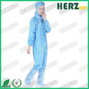 Wholesale Safe Polyester Anti Static Work Clothes Esd Clothing Uniforms Coverall from china suppliers