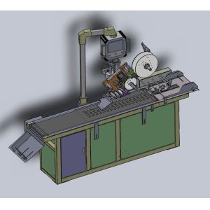 500w SS304 Automatic Labeling Machine For Bag Adhesive Label