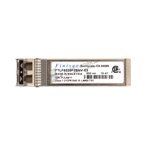 front-top-ftlf8528p2bnv-e5-datasheet 8.5Gbps Gigabit Ethernet compact Finisar SFP Transceiver FTLF8528P2BNV-E5