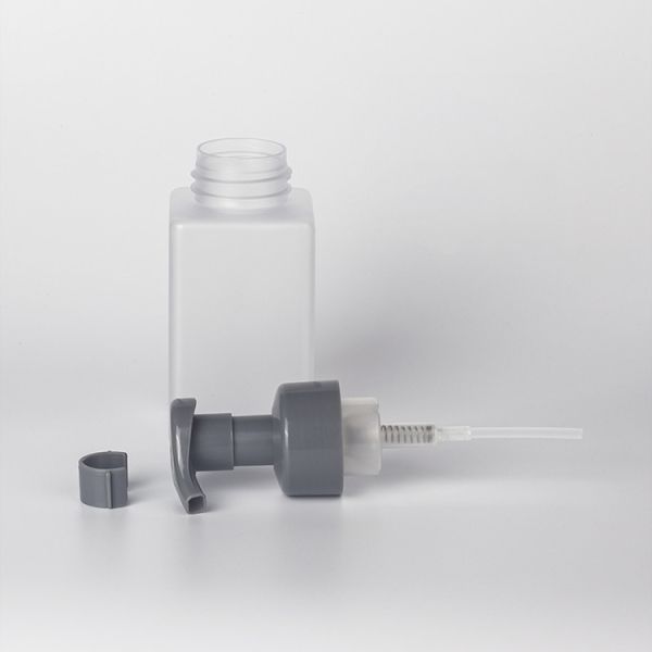 Recycled PET Cosmetic Foam Bottle Transparent Multiusage 60mm width