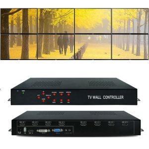 Wholesale 2x2 3x3 LCD Video Wall displays Controller systems from china suppliers