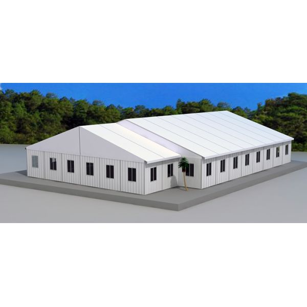 Hot Sale 20m Width White Outdoor Warehouse Tent With Waterproof PVC Fabric