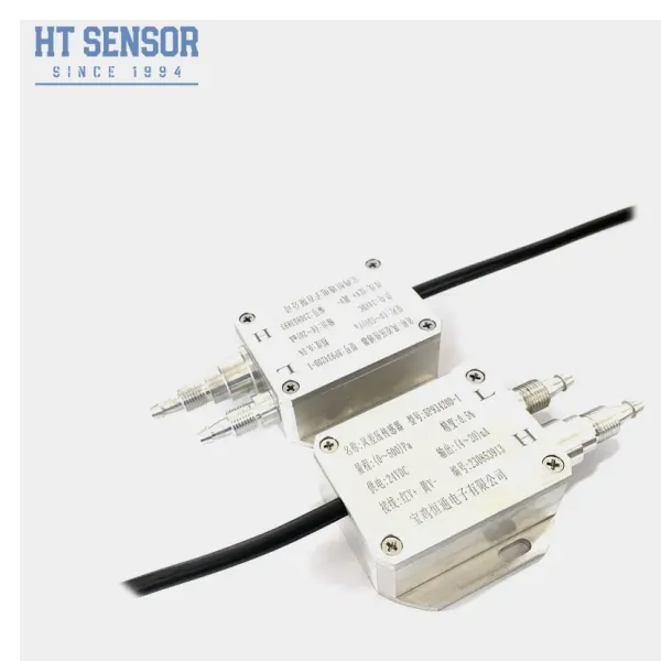 Hengtong Differential Pressure Sensor 4-20mA for Air Wind Pressure Transmitter