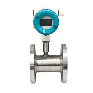 Intelligent Gas Water Liquid Turbine Flowmeter with Threaded Flange