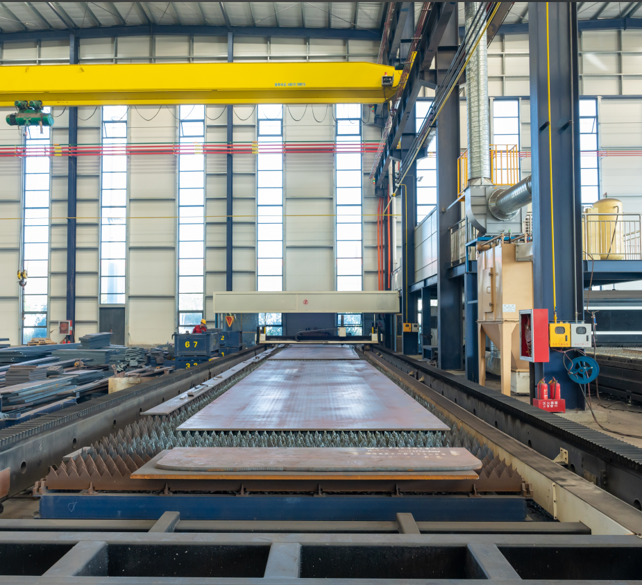 Office Industrial Multi Storey Steel Frame Construction Large Span