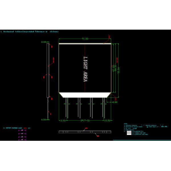 Customized Temperature And Humidity Transmitter BUTTON 7 Segment LCD Module LCD Screen 7 Segment LCD Display