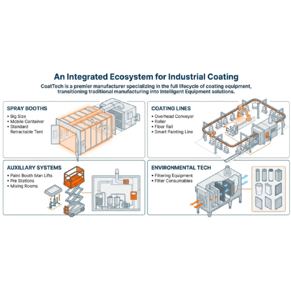 Integrated Eco-Friendly Bodyshop Solution | Smart Spray Booth & Central Dust Extraction | CoatTech