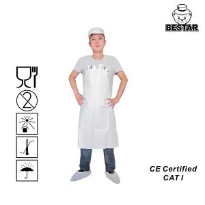 China 10PCS/BAG Disposable Protective Apron ISO9001 Disposable Plastic Aprons on sale