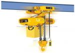 2 Ton 380V 3P Electric Chain Hoist For Lifting With Trolley , 3.4 M / Min Lift