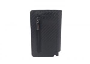 Wholesale Carbon PU Leather RFID Credit Card Organizer Wallet Rectangle Card Holder from china suppliers