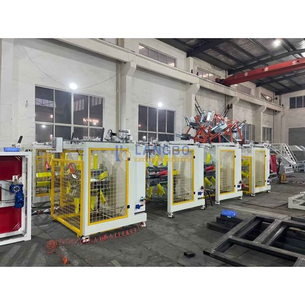 Double Station Plastic Tuber Rewinder Machine PE HDPE Corrugated Pipe Winder Coiler