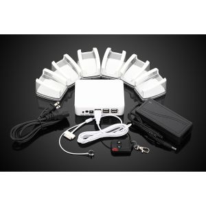 COMER antitheft locking devices cellphone security counter stands with alarm