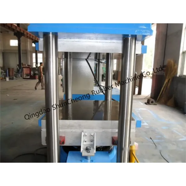 Automatic Grade Vertical Structure Heating Press Duplex Curing Machine for Car Foot Mat Making