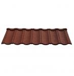 0.35mm Classic Type Stone Coated Metal Roof Tiles / Residential House Metal