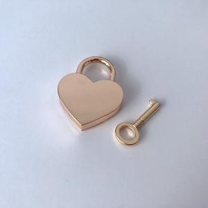 Wholesale Ivoduff Supply High Quality Rose Gold Heart Lock, Love Heart Padlock 30x39mm from china suppliers