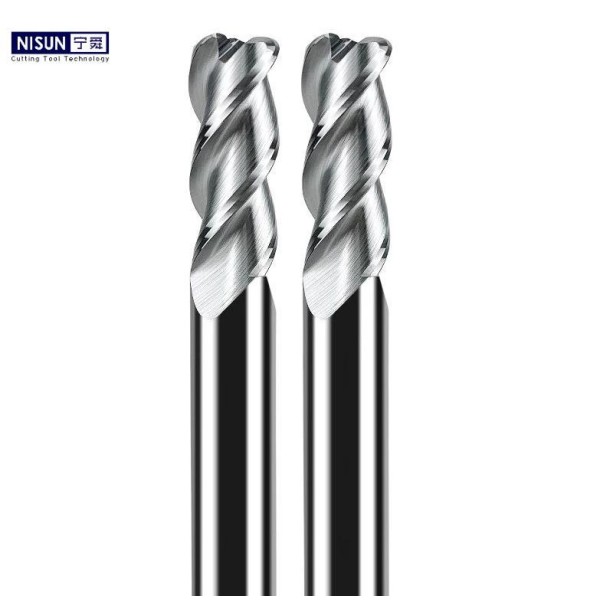 Spiral Solid Carbide M2 HSS PM Corner Radius Milling Cutter For Aluminum Woodworking