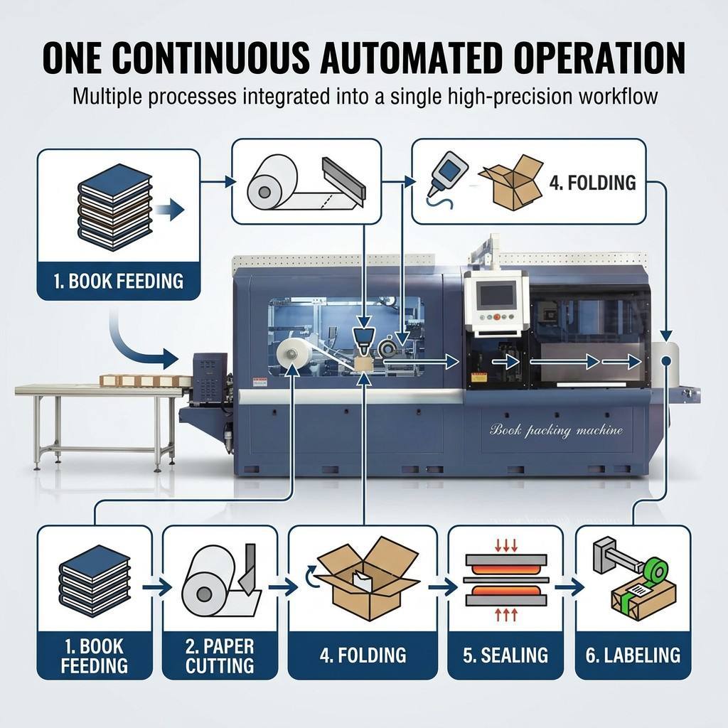 Book Stack Kraft Paper Packaging Equipment with Advanced Automation for Consistent Output