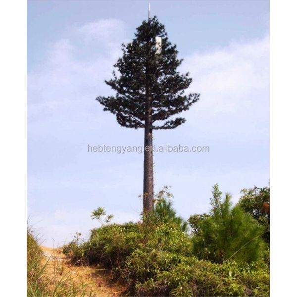 self supporting steel pole mobile cellphone telecom tower