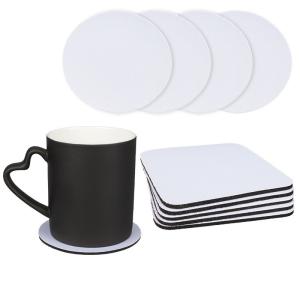 Wholesale Non Slip Heat Resistant Sublimation Rubber Coasters Customized Neoprene Coasters from china suppliers