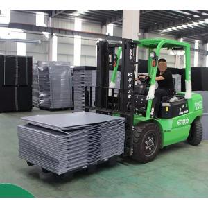 300kg Capacity Plastic Moving Containers Foldable Plastic Bulk Container Impact