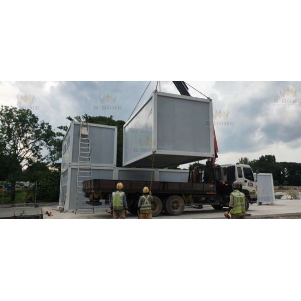 Pre Built Portable Container House Army Flatpack Accommodation