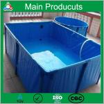 New Design Products Portable Flexible Cube Structure Fish Farming Tanks for Sale