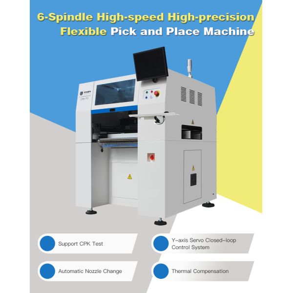 CHM-751 Charmhigh SMT Pick And Place Machine With Built In Industrial Computer Windows 7