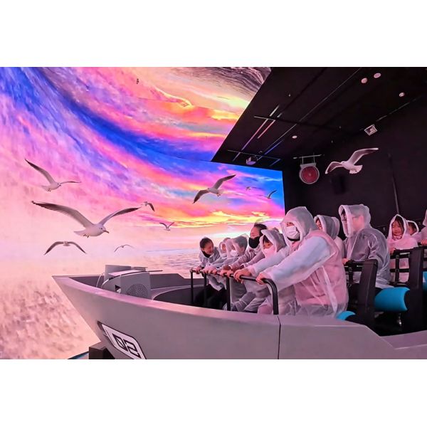Indoor VR Motion Cinema Simulator Bermuda Adventure Cinema Flying 9D Cinema for Adventure Park