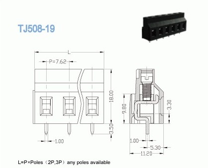PCB Screw Connection Terminal Block Connector