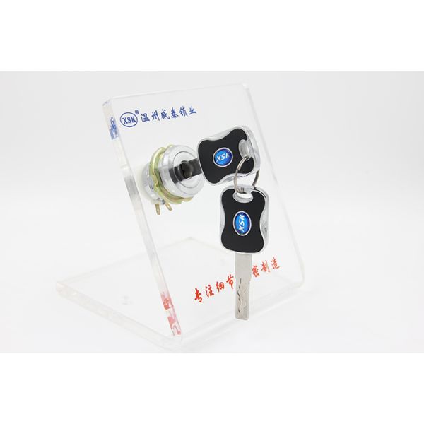 Stainless Steel Drawer Cam Lock Electronic Key Chrome Finish With Matching Screw