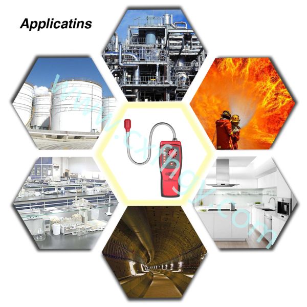Cxfhgy SMART SENSOR Handheld Mini Combustible Gas Sensor Analyzer Breath alyzer Air Quality Monitor Gas Detector Leakag