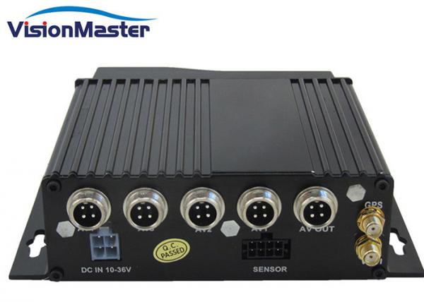 Quality Economic 4 Channel Vehicle Dvr , 720P Wifi CCTV Mobile Dvr With GPS Tracking for sale
