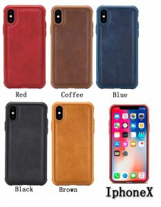 China iPhone  Leather TPU Anti-drop Protective Multi-colored Case on sale