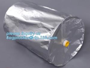 China Aluminium Foil Liquid Protective Lining Bag With Valve, Barrels Bucket Pail Drum Liner IBC Tank Liner Oil Packaging on sale