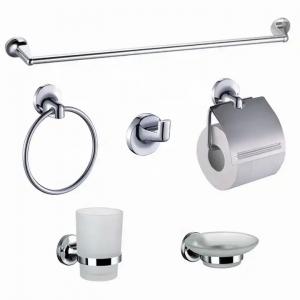 Wholesale Modern Sanitary Ware Set Zinc Alloy Chrome Bathroom Accessory from china suppliers