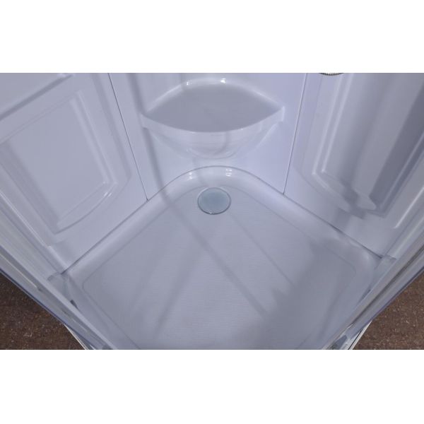 Transparent Glass Corner Shower Cabins , Corner Entry Shower Enclosure