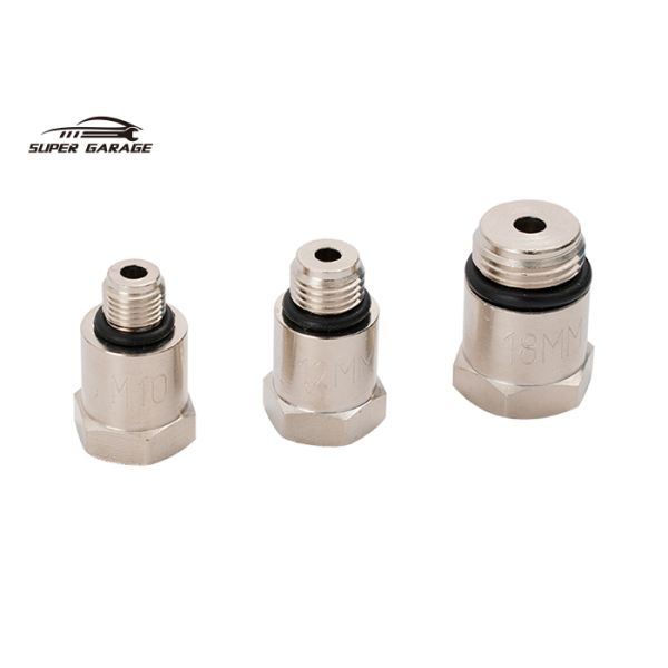 0-7 Bar Cylinder Compression Tester Kit 45-100psi Engine Leak Down Test Kit