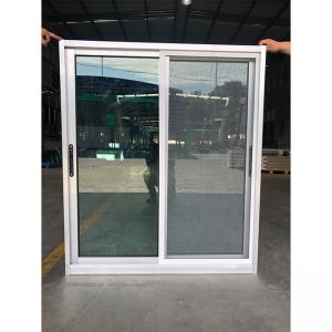 China White Sash Aluminum Sliding Window And Door Single Lightweight on sale