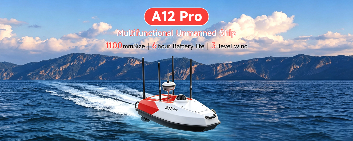A12 Pro Hydrographic Survey USV for ADCP and Bathymetric Applications