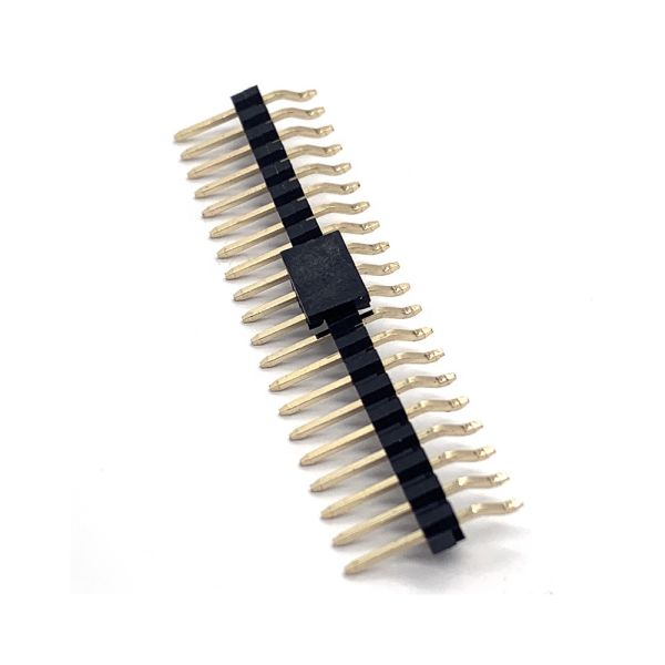 Pin Header Connectors 2.0mm Pitch Npin Right Angle SMT Type Male Header Z Type Single Dual Row Reel With Cap Packing