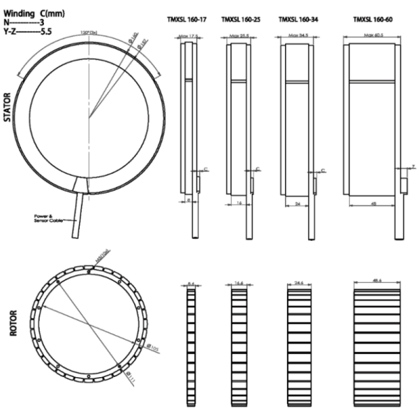 RoHs Low Cogging Zero Cogging With High Standards 12V DC Motor High Torque Low Rpm