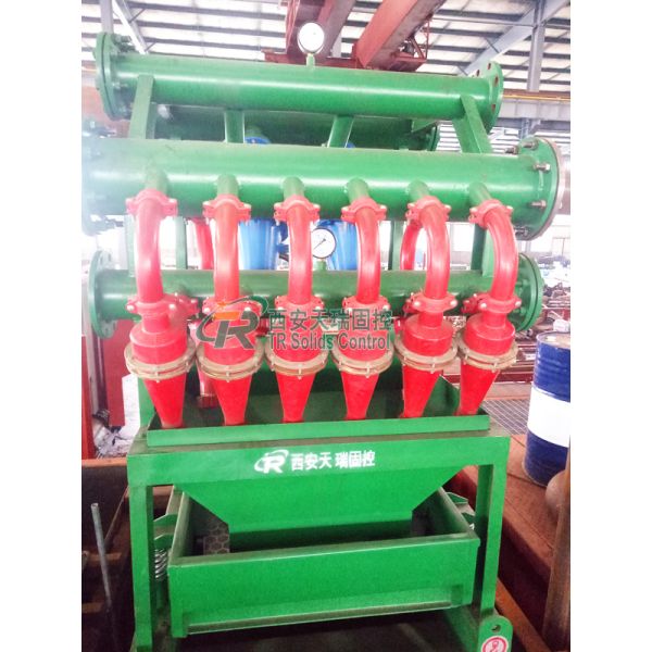 Oilfield drilling desilter 4 Inch Oilfield Hydrocyclone Dewatering / Solids Control Desilter Cones System