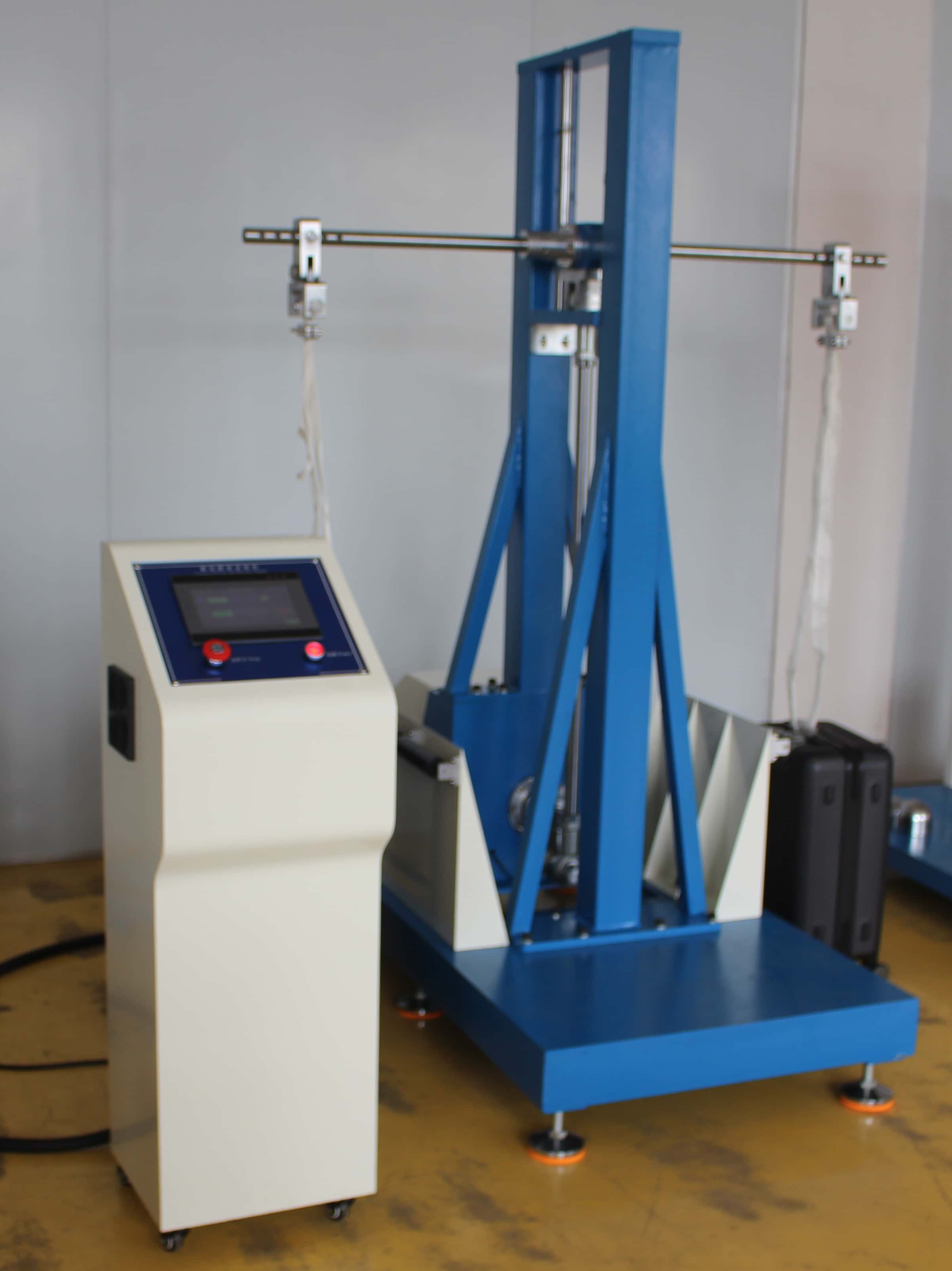 Automatic Luggage Lifting Lowering Testing Machine LCD Display Suitcase Baggage Bag Placing Tester HUAKAI