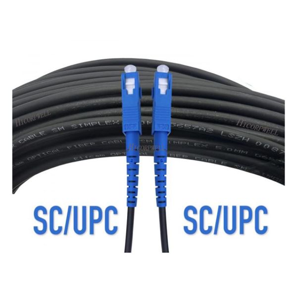 Durable Fiber Optic Patch Cables　SM sc upc outdoor patch cord for Communication Systems