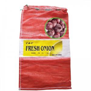 Wholesale 50kg PP Leno Mesh Net Bag for Firewood Eggplant PE Plastic Potato Packing Pouch from china suppliers